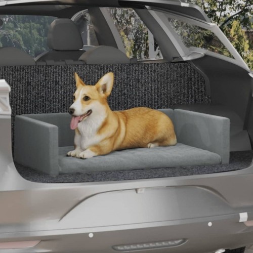 Cama baú cinza claro Vidaxl para cães