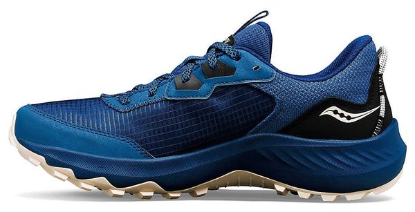 Chaussures Trail Saucony Aura TR GTX Bleu Femme
