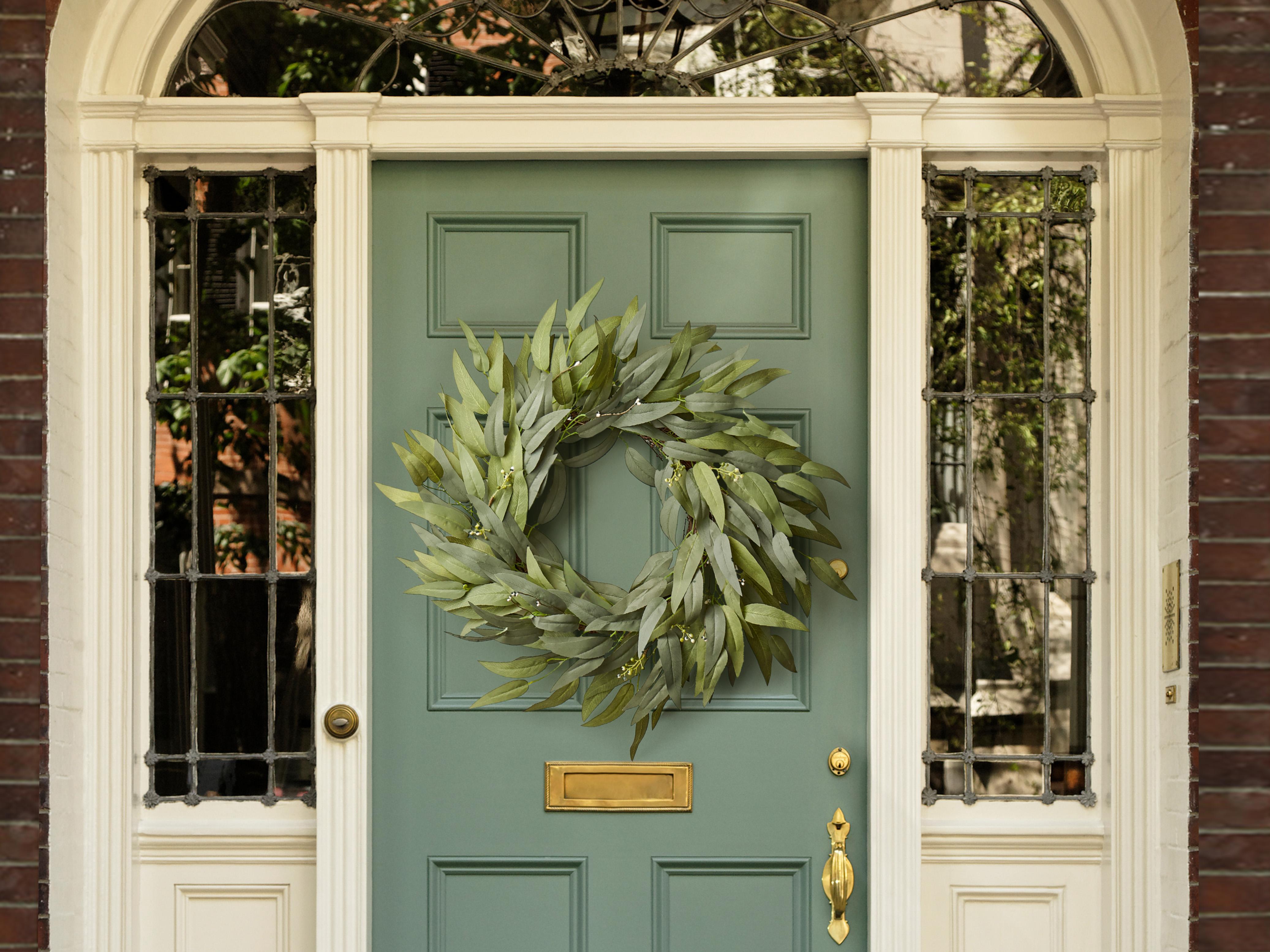 Decoratieve krans GAMRUN 70 cm Groen