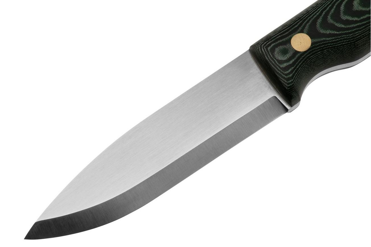 Casström No. 10 Swedish Forest Knife Scandi 14107, 14C28N Green Micarta Kydex, bushcraftmes