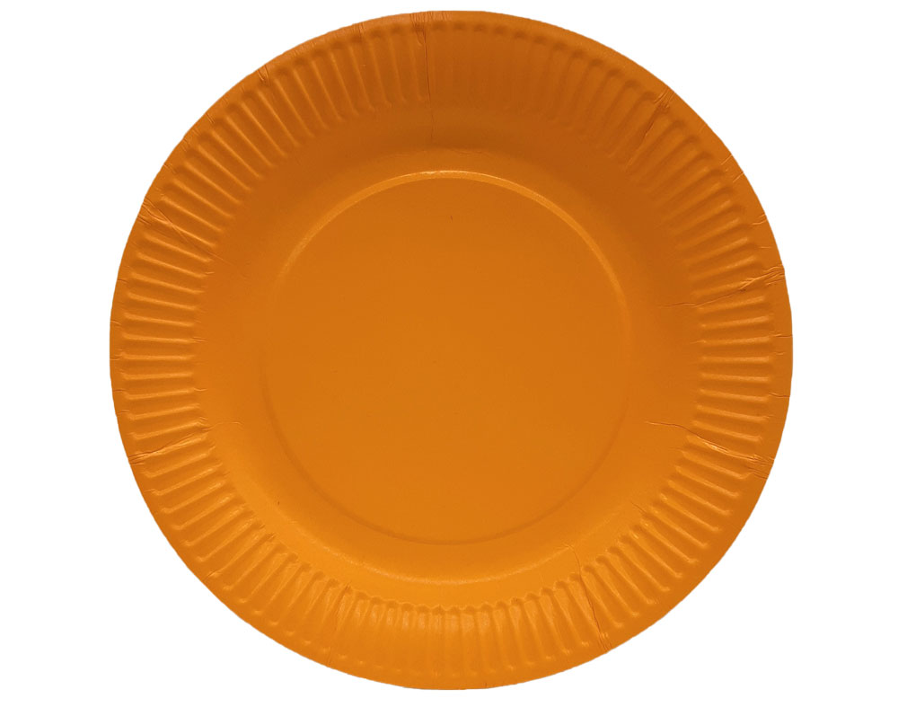 PRATO CARTÃO ACTUEL AMARELO 23CM PACK 10 UNIDADES