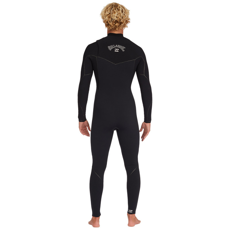 COMBINAISON BILLABONG FURNACE 4/3 FRONTZIP NOIR