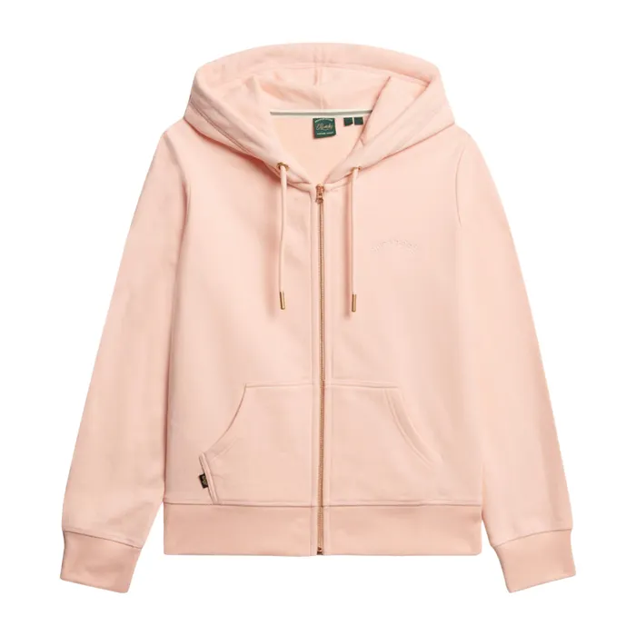 Superdry Essential Logo Zip Hooded Vest Dames