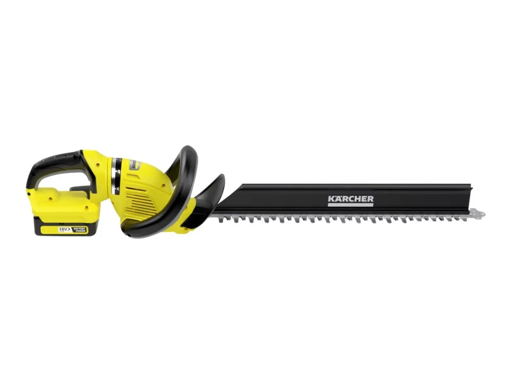 Kärcher HGE 18-50 - Hæktrimmer - ledningfri - 18 V - 5 Ah - intet batteri, ingen oplader - 2700 cpm - 50 cm - tandmellemrum: 22 mm - 2.9 kg - SOLO