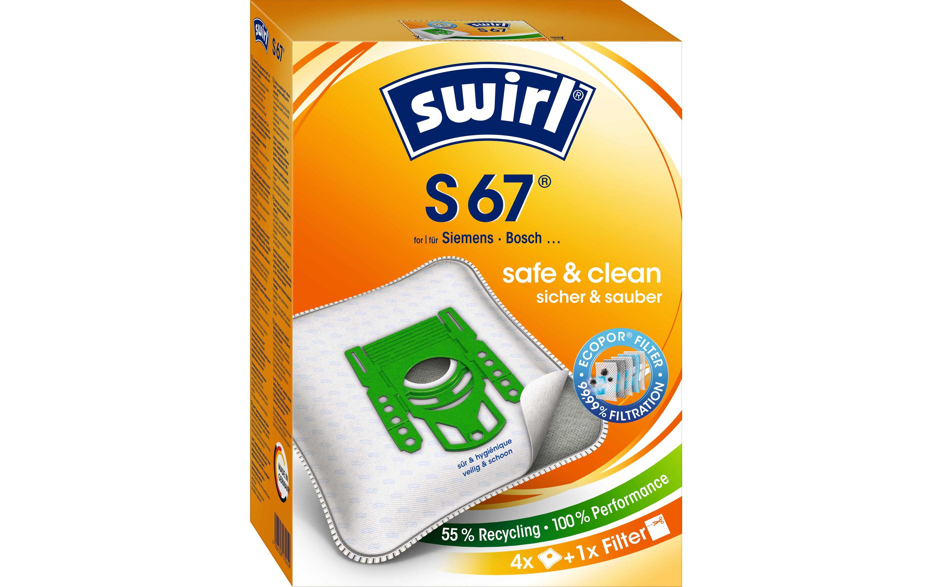 Staubfilterbeutel S 67 4 StückStaubfilterbeutel