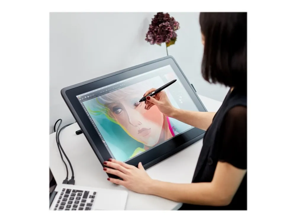 Wacom Cintiq 22 - Digitizer m/ LCD-skærm - højre- og venstrehåndet - 47.6 x 26.8 cm - elektromagnetisk - kablet - HDMI, USB 2.0