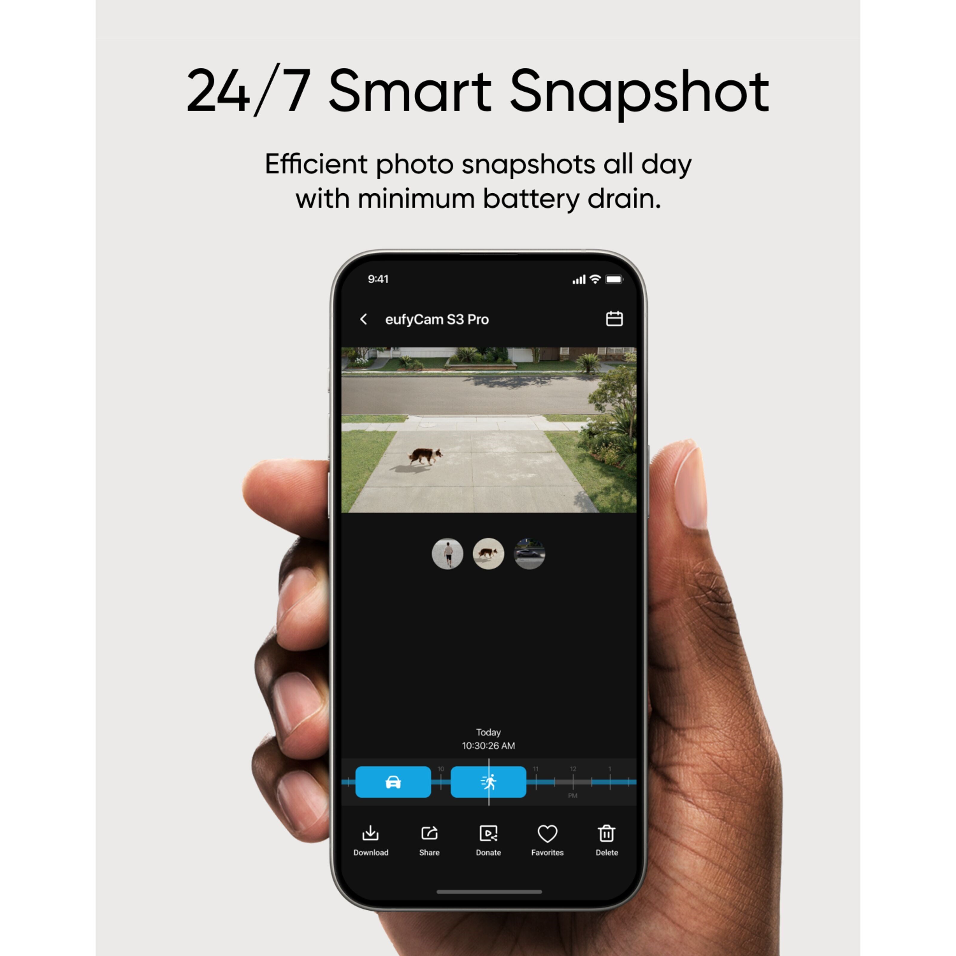 Eufy EufyCam S3 Pro Sett med solpanel og 2 kameraer