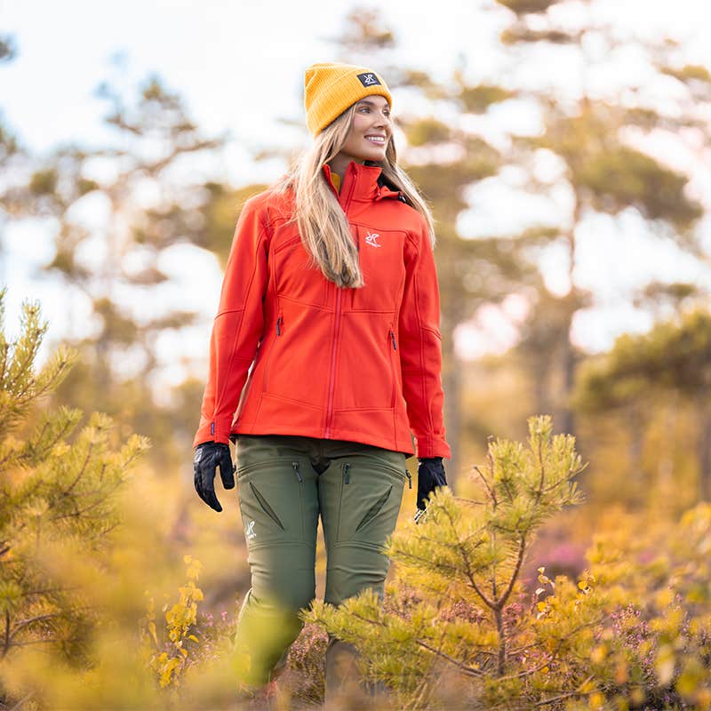 Hiball Softshell Jacket Dame Aurora Red