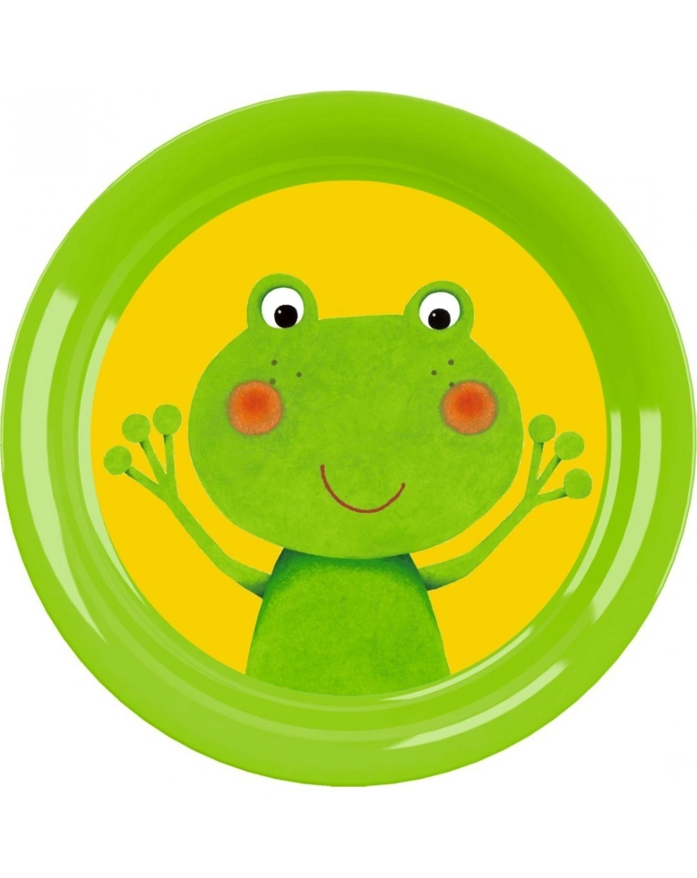 Teller FROSCH - FRECHE RASSELBANDE (?18 cm)