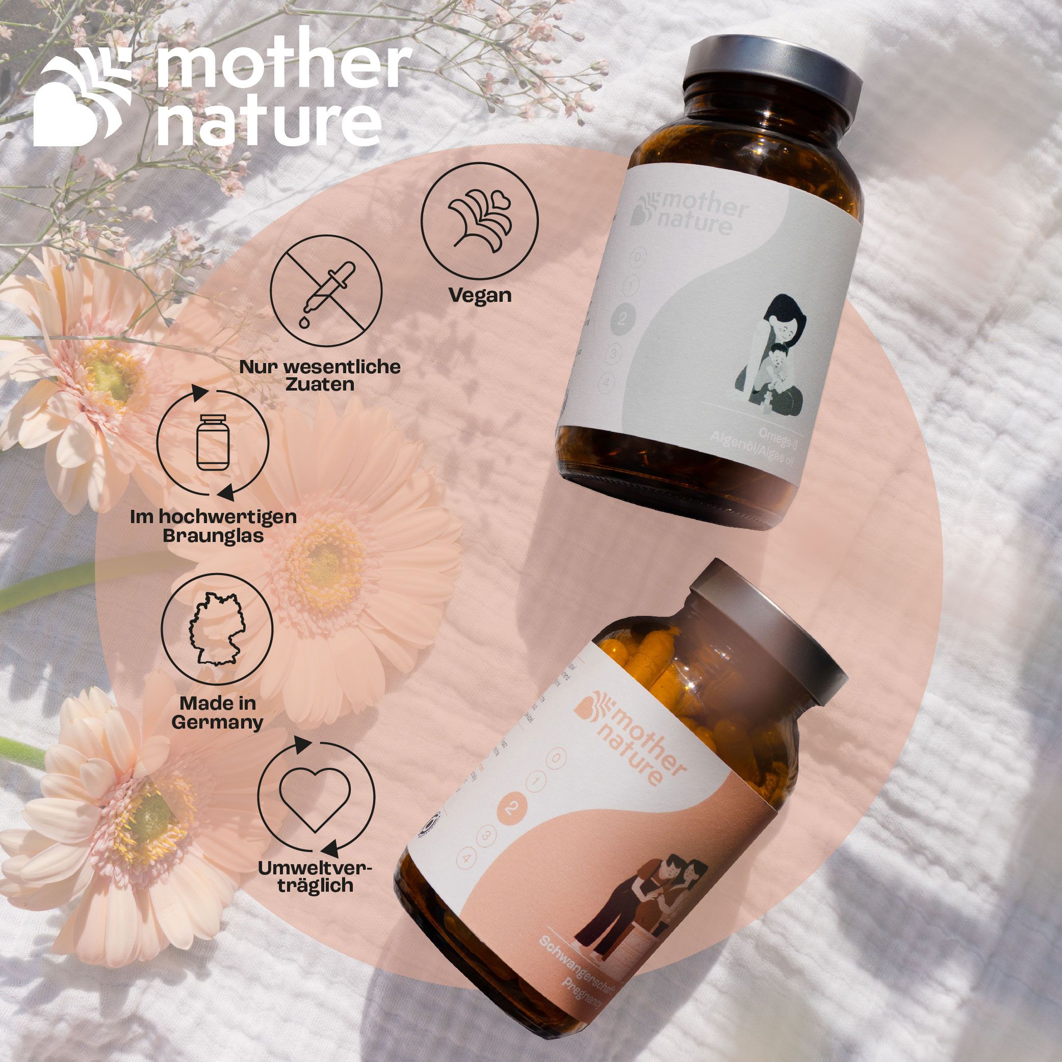 Mother Nature® Schwangerschaftsvitamine während der Schwangerschaft - Phase 2