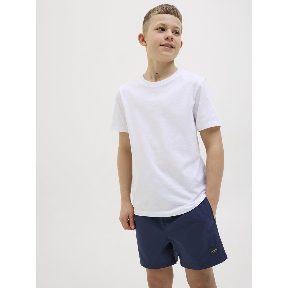 Køb Jack & Jones Junior Navy Blazer Jpstmaui Jjswim Db Wb Neon Akm Jnr