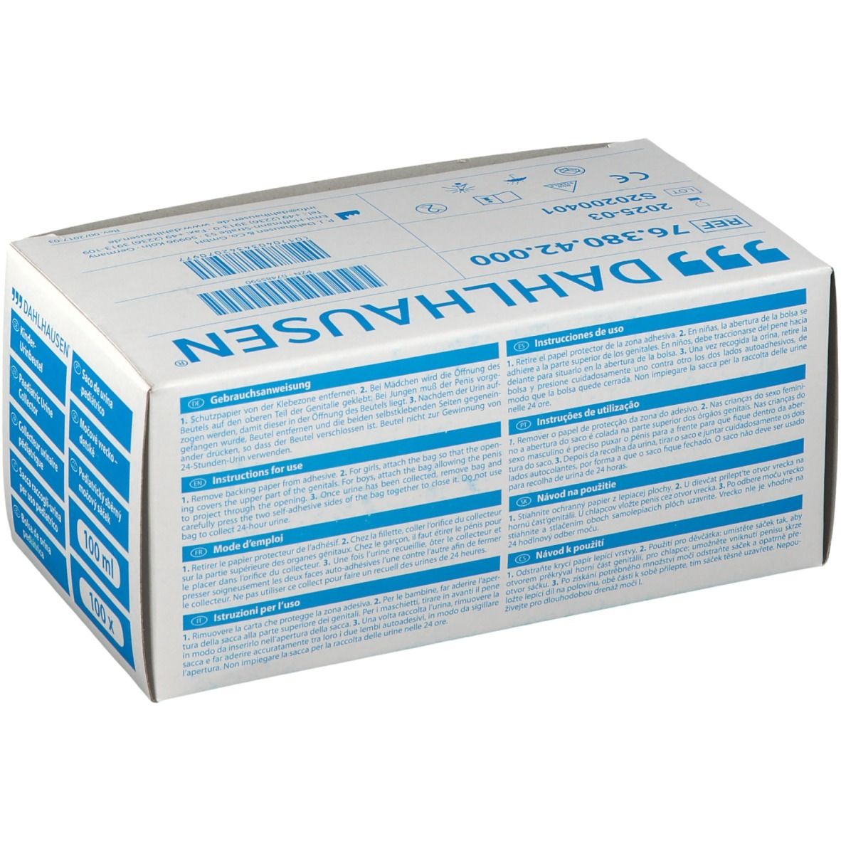 Urinbeutel für Kinder 100 ml