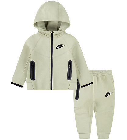 Nike Sweats?t - Cardigan/Sweatpants - Olive Aura