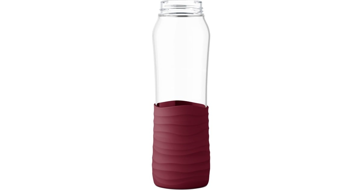EmsaDrink2GO Glas Drinkfles  (Transparant/wijnrood, 0,7 Liter)