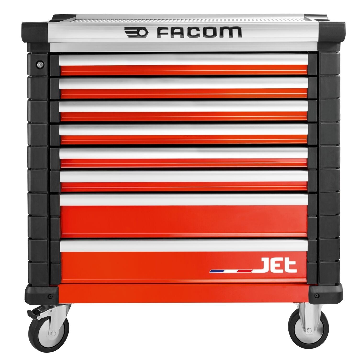 Facom JET Gereedschapswagen Rood met 8 laden M4 - JET.8M4A