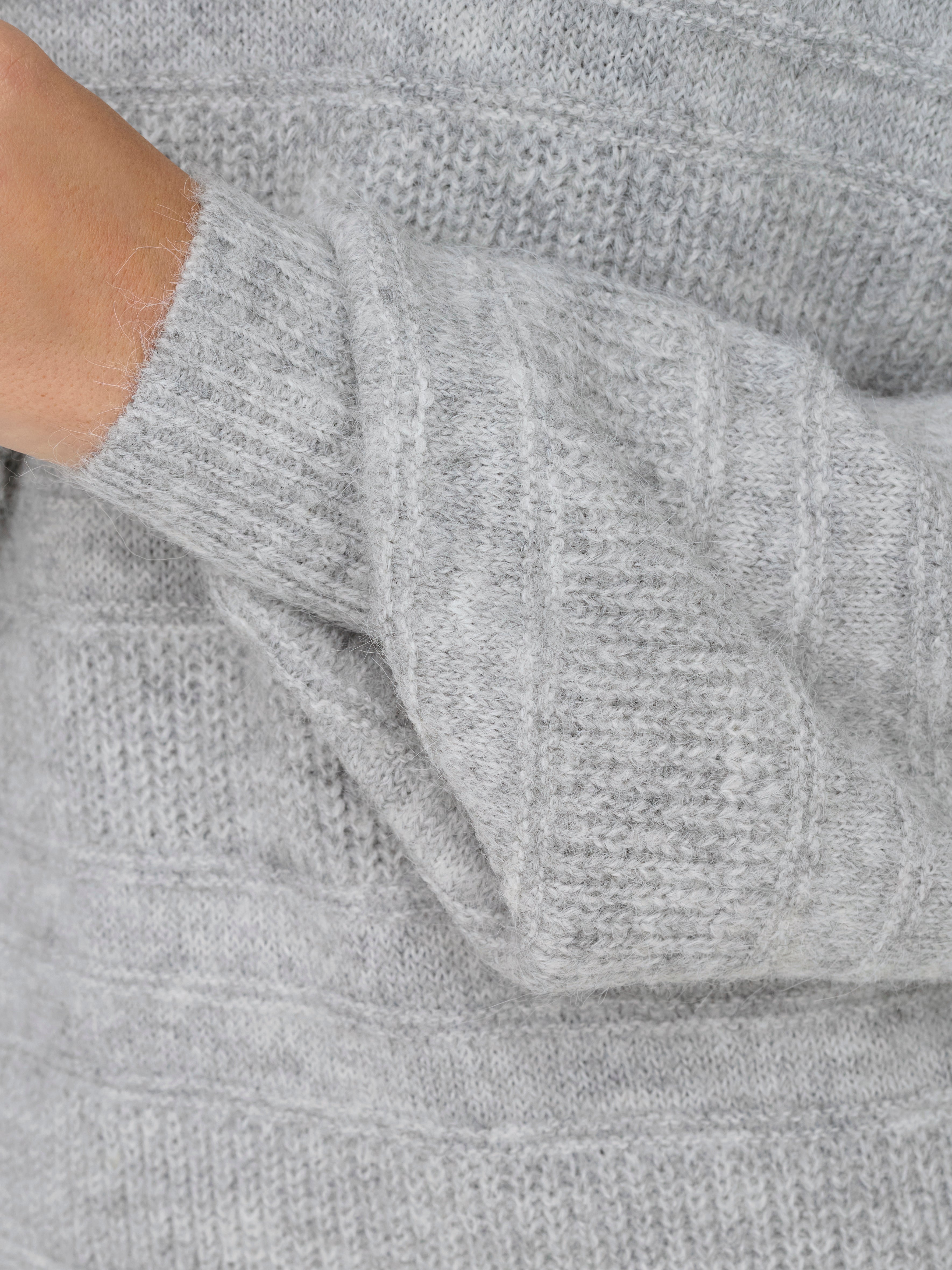 ONLSELESTA Midikleid Light Grey Melange