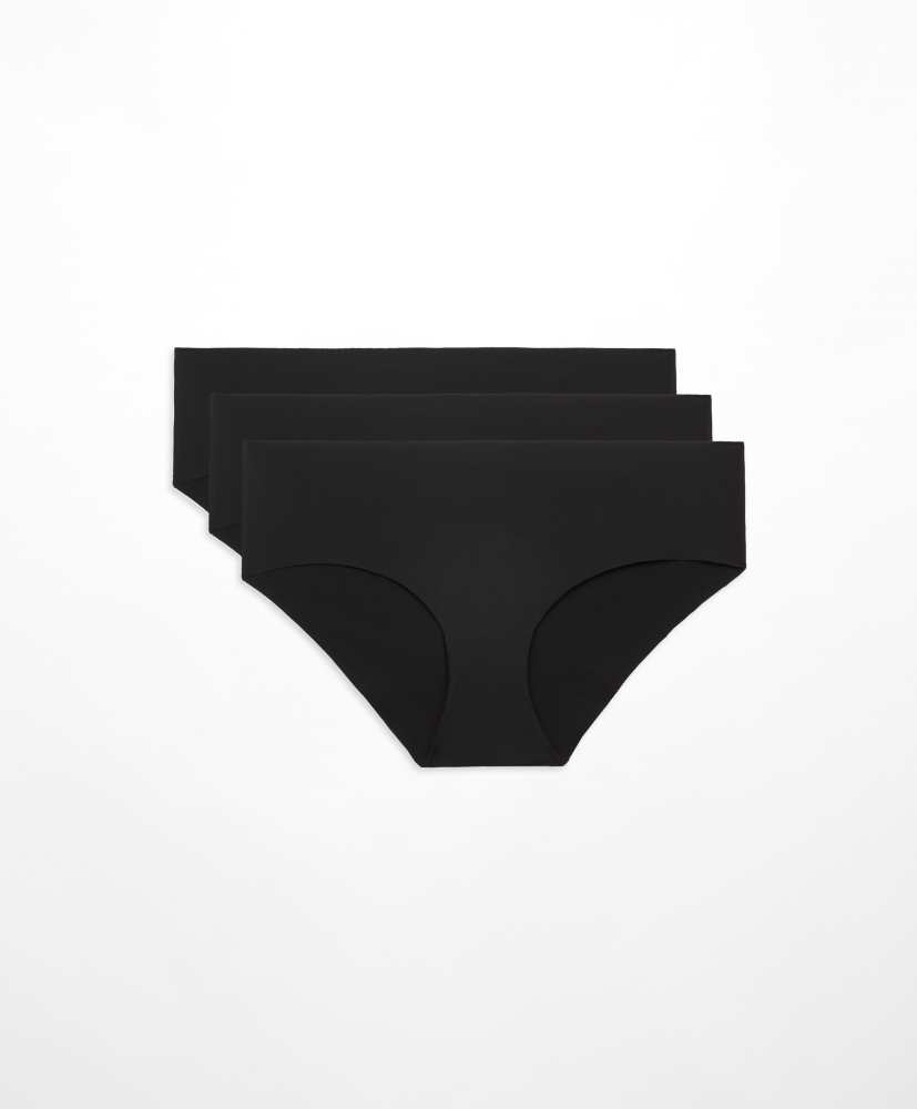 3 pares de calcinhas clássicas invisíveis de poliamida