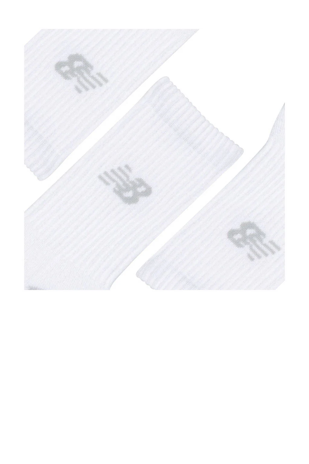 New Balance sokken Active Crew - set van 3 wit