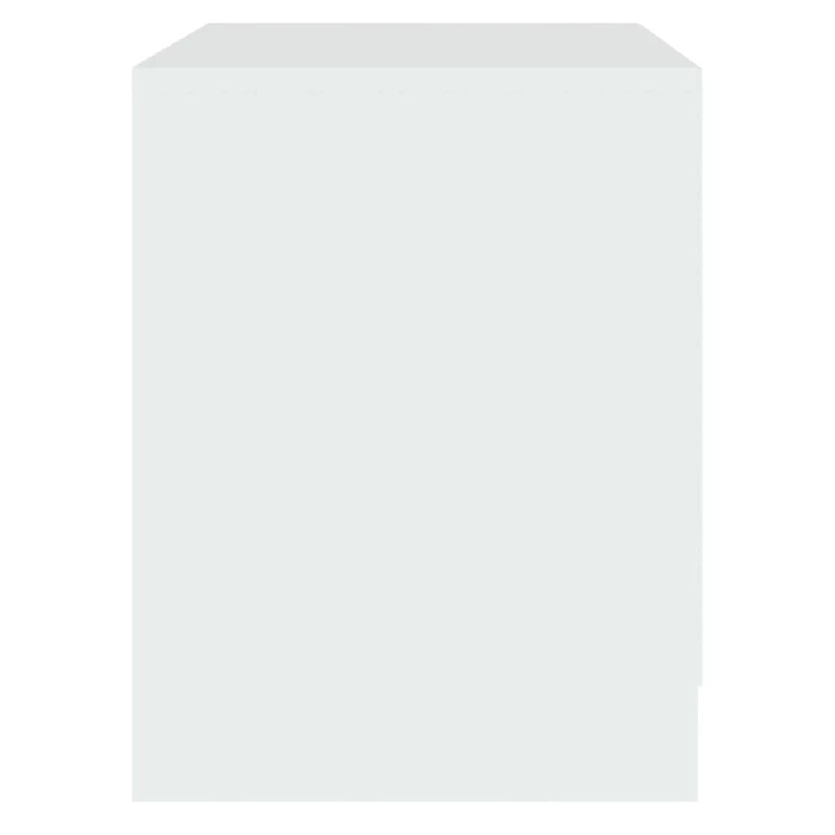 Vidaxl Table de Chevet Blanc