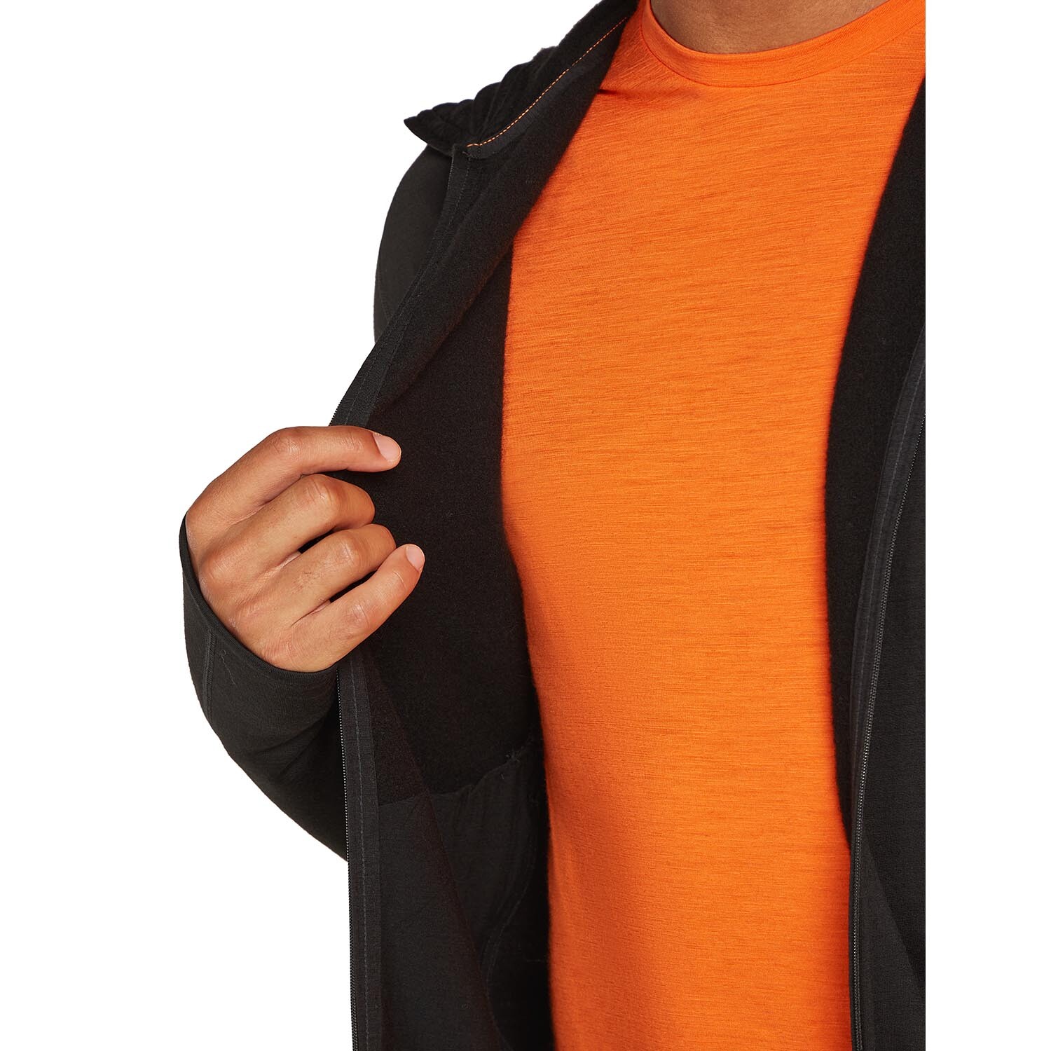 Icebreaker Mens 360 Realfleece Elemental L/S Zip Hoodie
