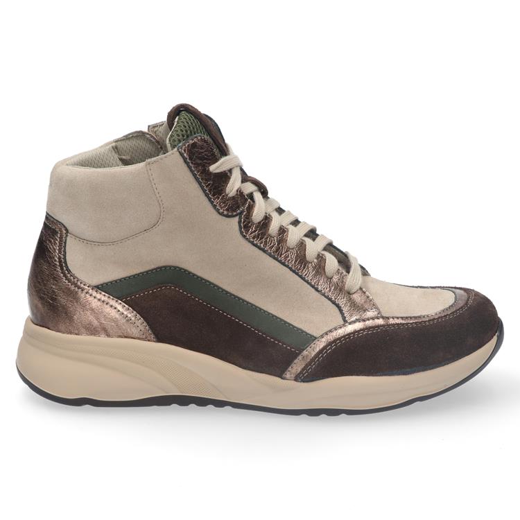 Durea 9811 wijdte M CAFFE/GOUD/WALNOOT/MILITARY/MOSGROEN