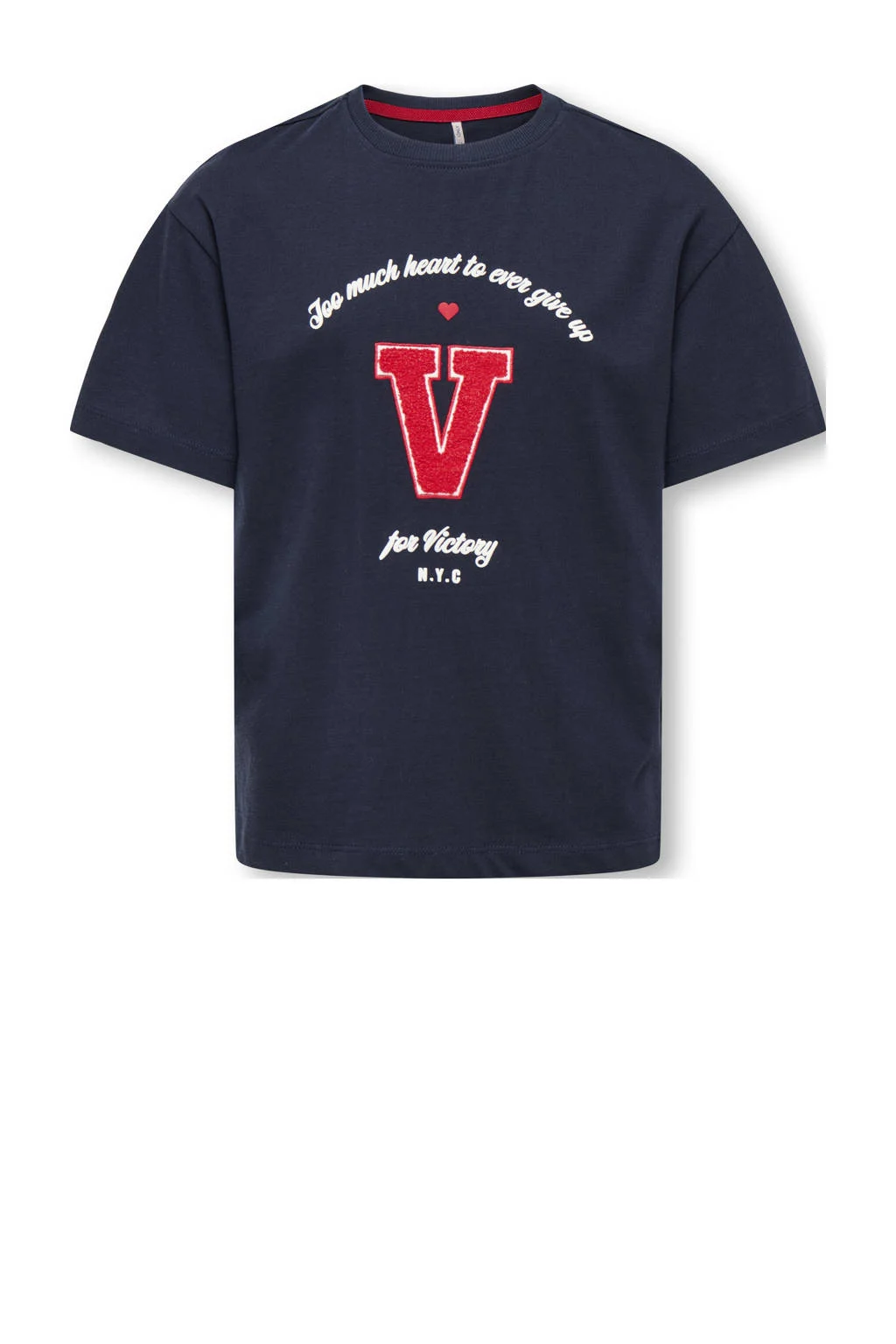 KIDS ONLY GIRL T-shirt donkerblauw