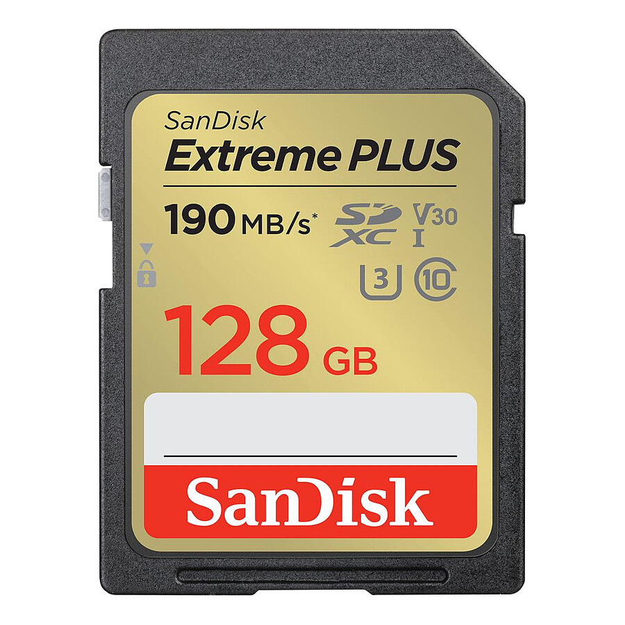 SanDisk Extreme PLUS SDXC UHS-I  128 Go