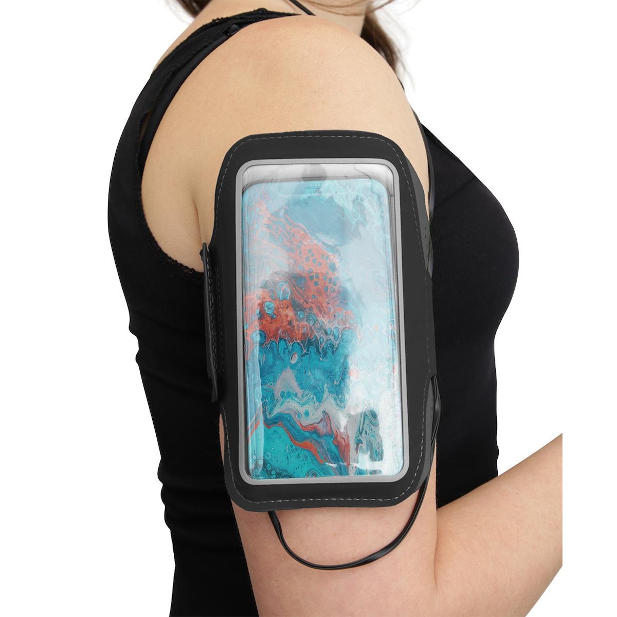 Sport armband reflective fits up to most 6.5