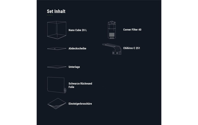 DENNERLE Aquarium »Nano Cube Basic, 20 l«