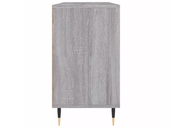 Armoire salle de bain sonoma gris 80x33x60 cm bois d'ingénierie