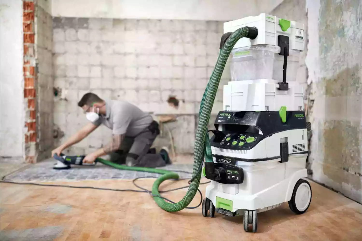 Festool RG 130 ECI-Set DIA PA Renovatieslijpmachine in systainer - 1600W - 130mm