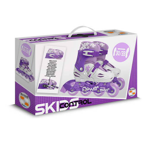 Patines En Linea 4 Ruedas Skids Control Tamanho 30-33