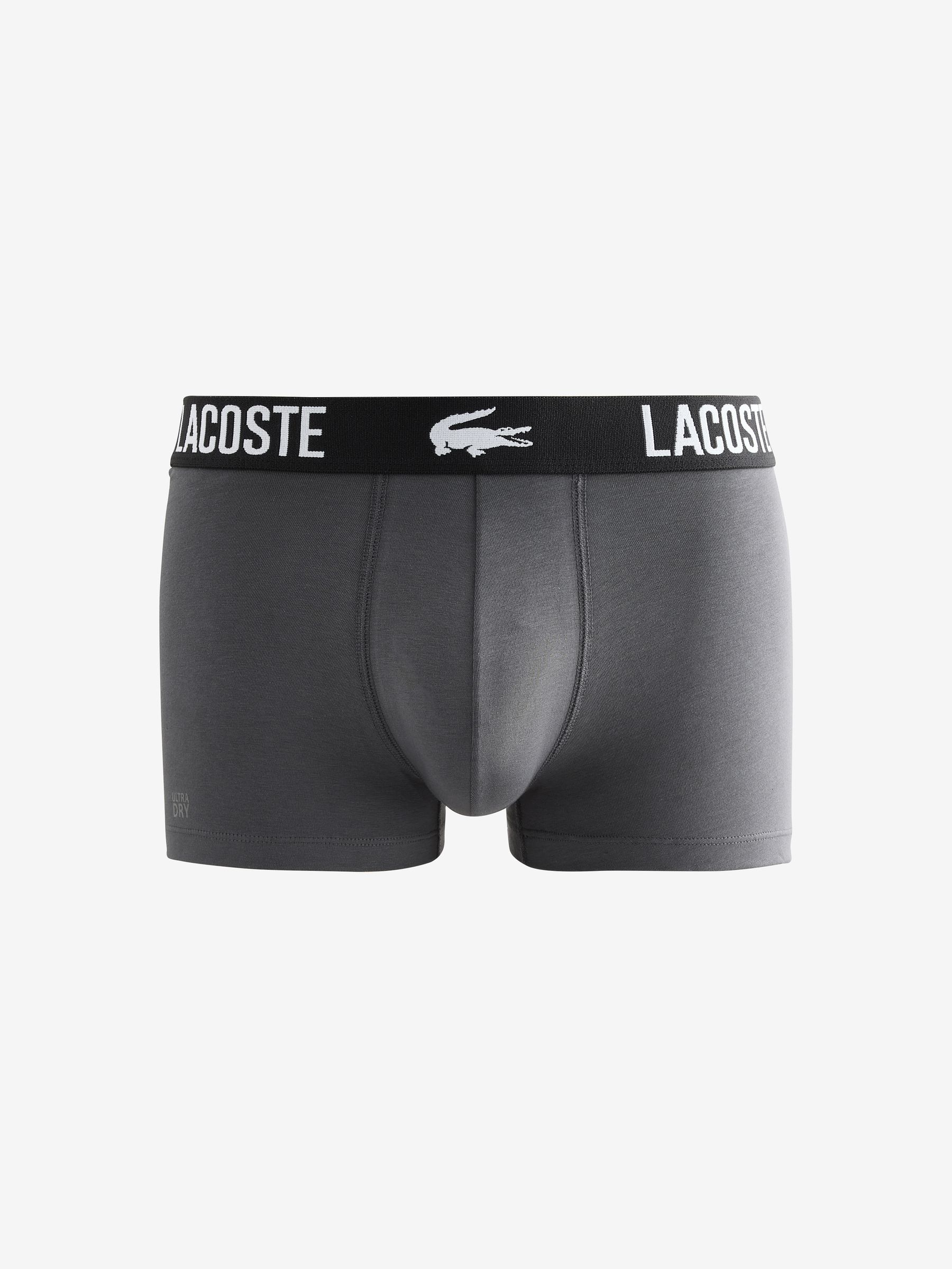 Marineblauw - Lacoste® set van 3 boxershorts