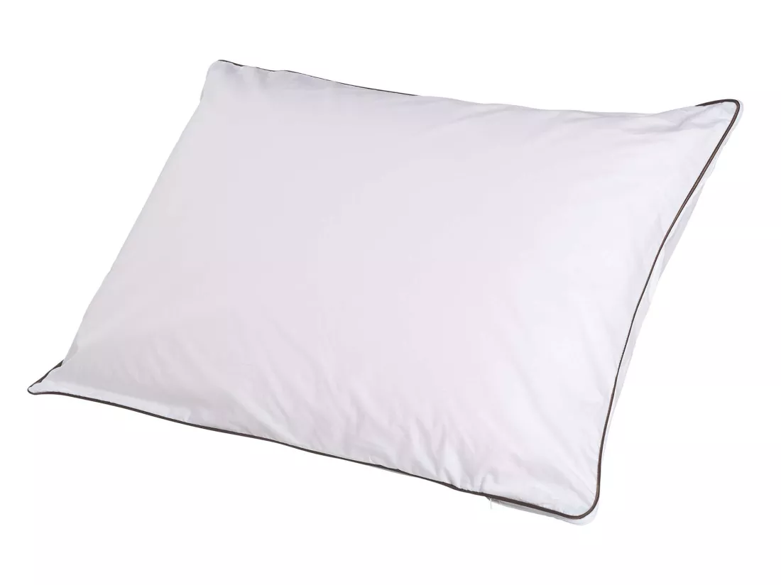 Oreiller mousse mémoire végétale et taie d'oreiller percale Someo 60x60