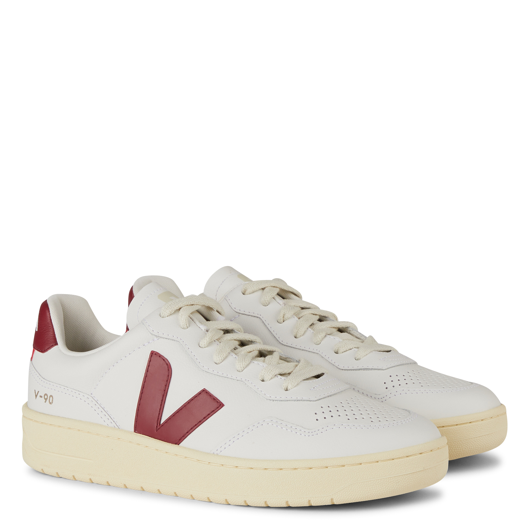 V-90 - Baskets basses en cuir | Multicolore