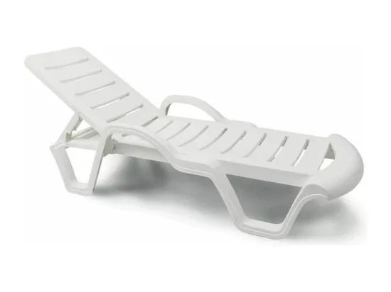 18 chaises longues de piscine professionnelles plastique Positano