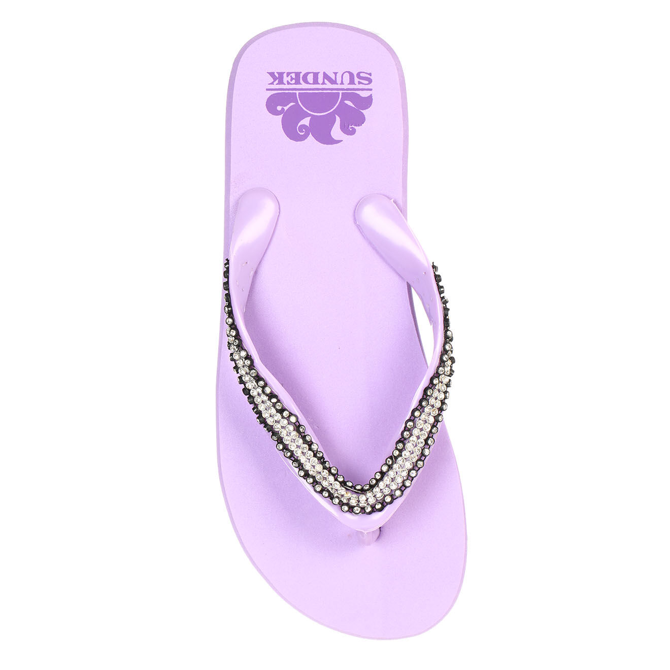 Sundek Sandales strassées lilas