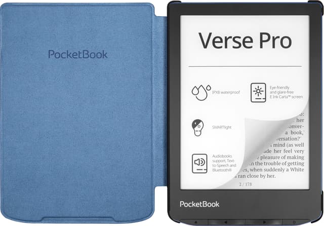 PocketBook Shell e-bog etui (blå)