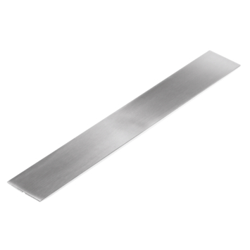 Metaalstrip zilver 30x4cm   3 MEGASTRIPS