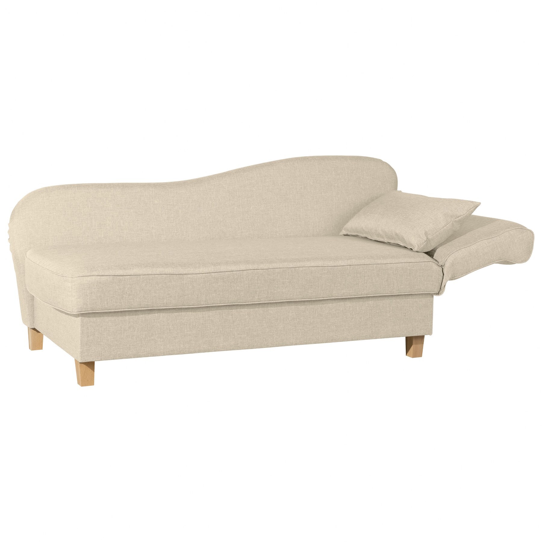 Max Winzer Selma Recamiere mit Armteil rechts klappbar beige
