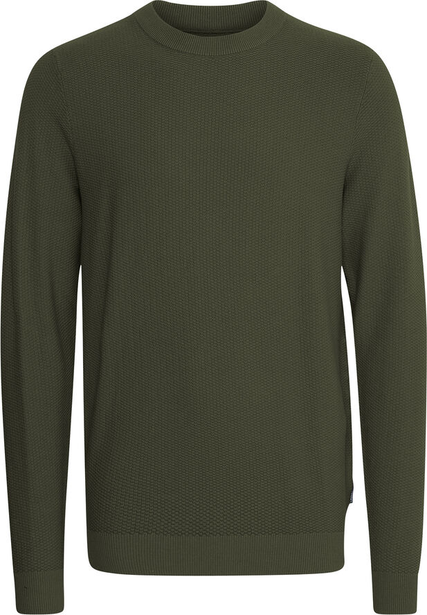 Casual Friday CFKARL 0160 structured crew neck kn Deep depths