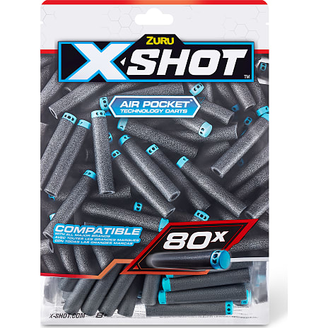 X-shot genopfyldningspakke med 80 pile