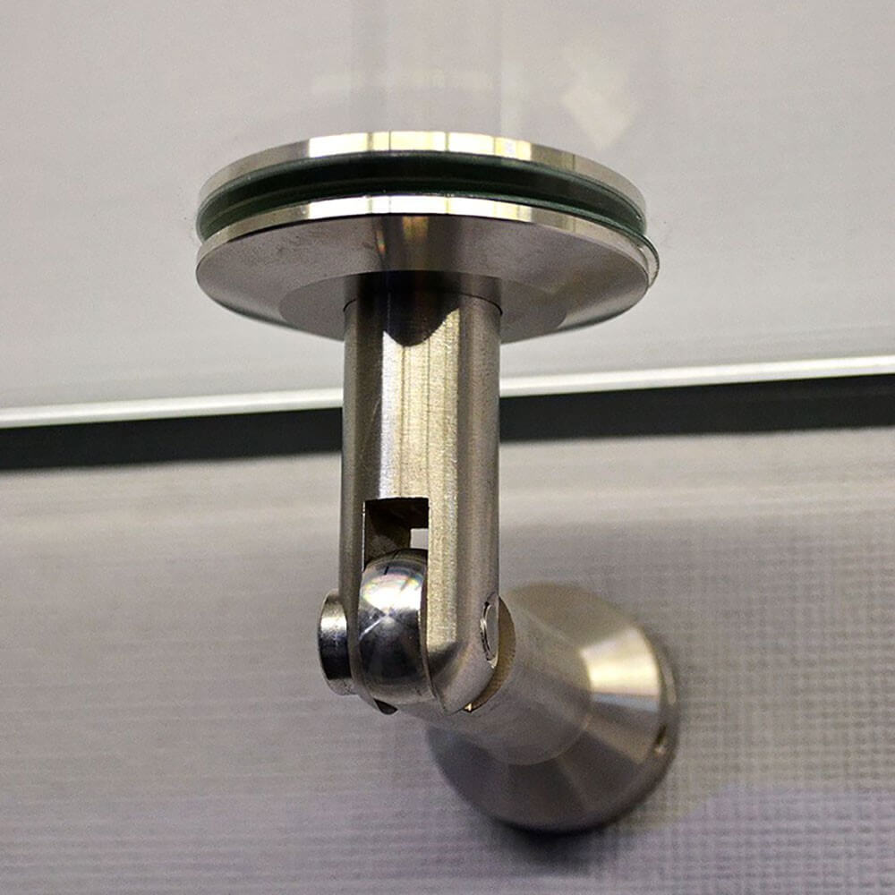 Home Deluxe - Glazen luifel, helder glas - Afmetingen: 200 x 90 cm - Gelaagd veiligheidsglas (VSG) - Diverse maten - V2A roestvrijstalen accessoires