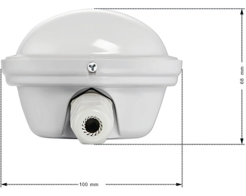 LUMAK PRO LED Vochtwerende Lichtbalk IP65 24W 3600 lm 4000/6500 K Neutraal Wit/Daglicht Wit L 600 mm