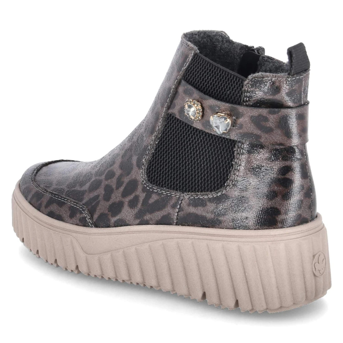 RiekerChelsea Boots - grau/schwarz