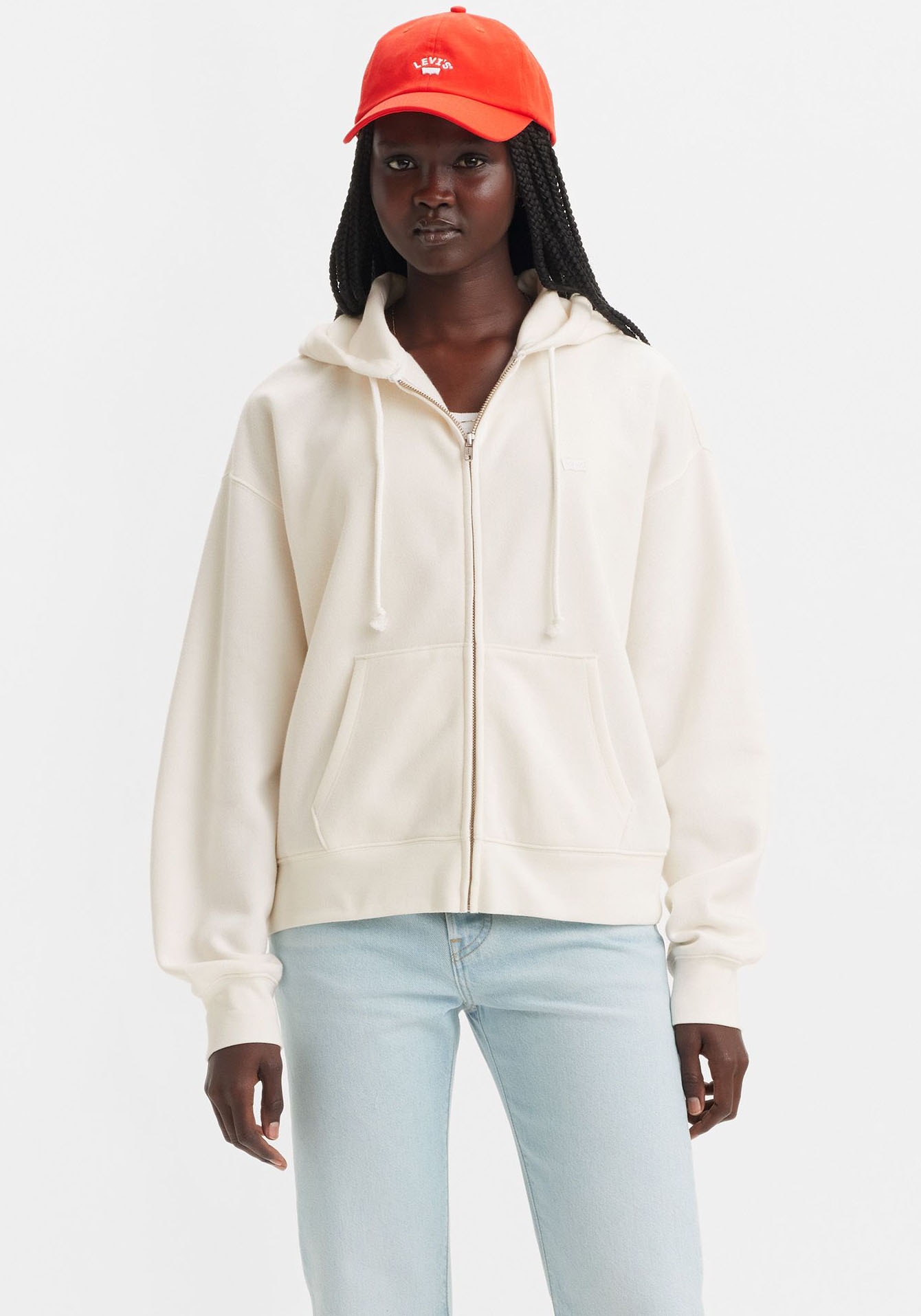 Levi's® Kapuzensweatjacke »EVERYDAY ZIP HOODIE«, mit Logo Stickerei