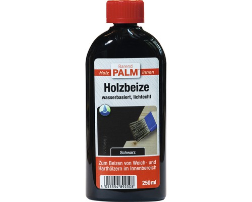 Barend Palm houtbeits, zwart, 250 ml