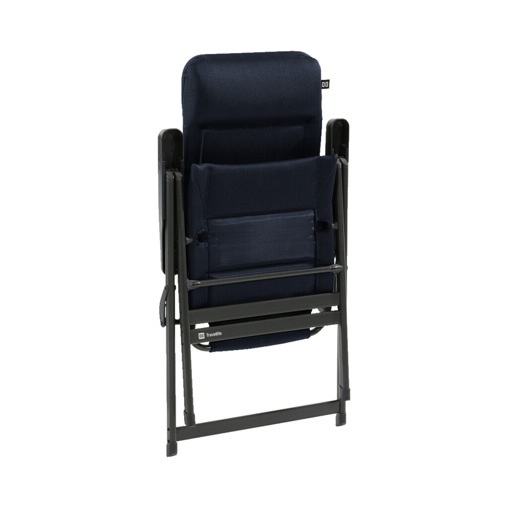 Travellife Barletta Comfort XL standenstoel met voetenbank - Blue