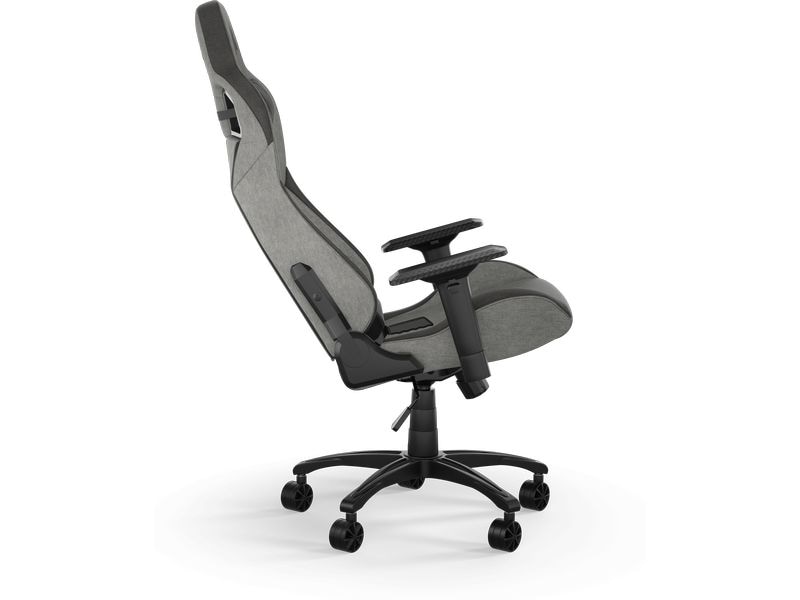 Corsair Gaming-Stuhl T3 Rush (2023) Grau Ergonomischer Racing-Gaming-Stuhl mit einer Belastbarkeit von bis zu 120 kg