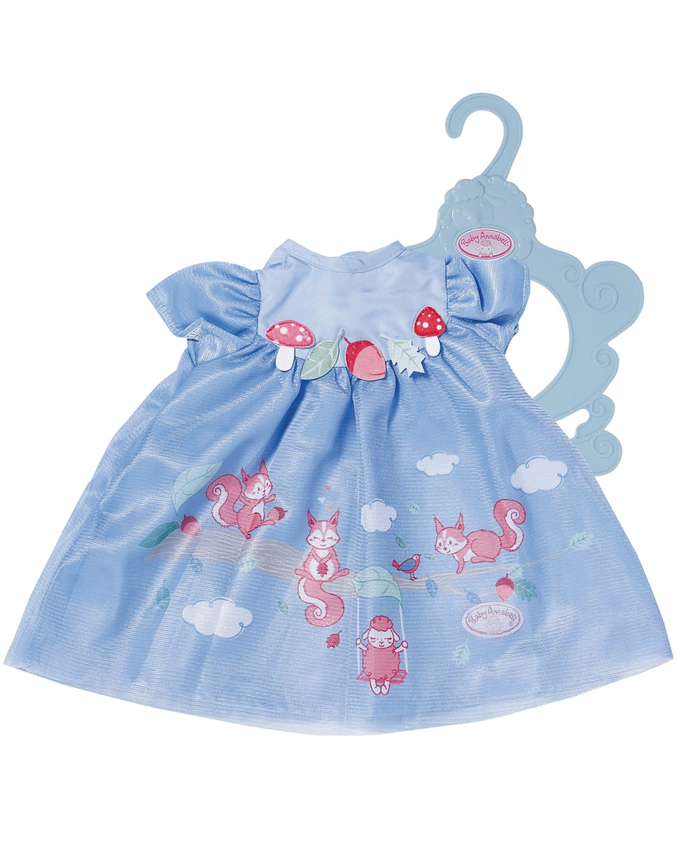 Baby Annabell® Puppenkleid EICHHÖRNCHEN (43cm) in blau